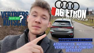 Bloß am BESTEN, wenn man NICHT dafür aufkommen muss? | Audi A6 etron Avant Perfo