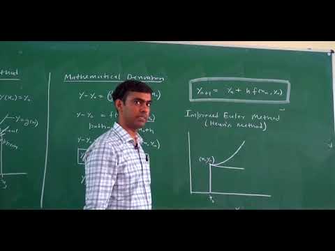Euler Method, Modified Euler Method and Improved Euler Method with Numerical Example