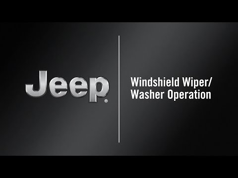 Windshield Wiper/Washer Operation | How To | 2021 Jeep Wrangler