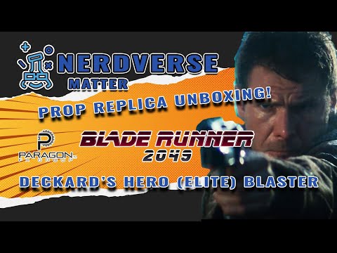 Paragon FX - Blade Runner 2049 - Deckard's Hero (Elite) Blaster Replica Unboxing!