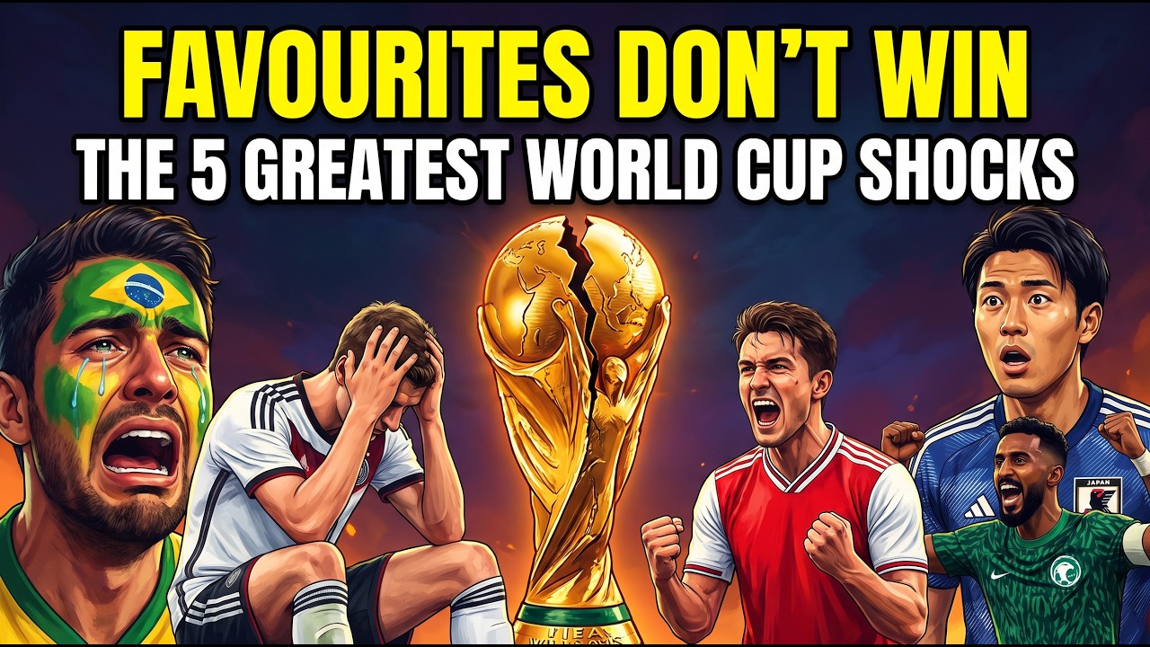 The 5 Greatest World Cup Shocks: When Favourites Collapsed