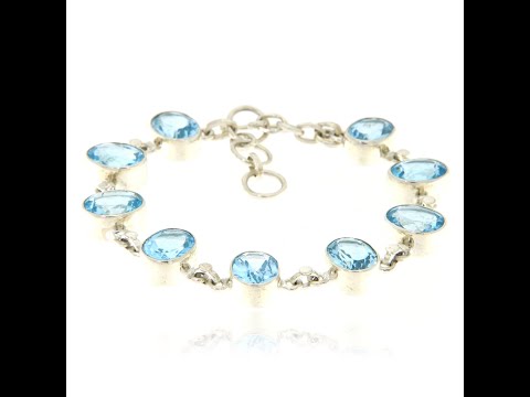 Bratara Argint 925 Topaz Natural - Rafinament si Stil