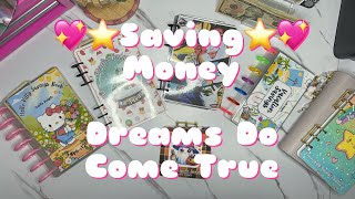 💖⭐️Saving Money in small amounts!💖⭐️Dreams Do Come True & GIVEAWAY! #savingmoney #savingschallenges