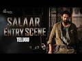 Salaar Deva Entry Scene Telugu Prabhas Prithviraj Prashanth Neel Hombale Films
