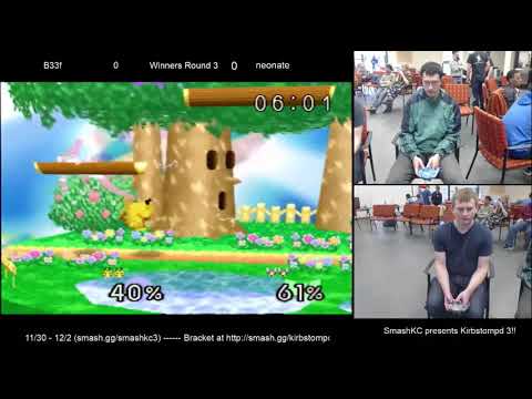 Kirbstompd 3 - B33f (Pikachu) vs Neonate (Falcon) Winners 1