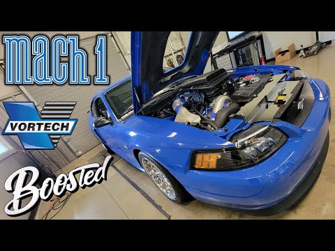 2003 Mach 1 Mustang Supercharger Dyno (Vortech at Brenspeed) Automatic Car with Headers 25,000 miles