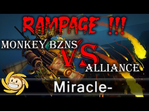Miracle- Rampage !!!  -  Monkey Bzns vs Alliance - G3