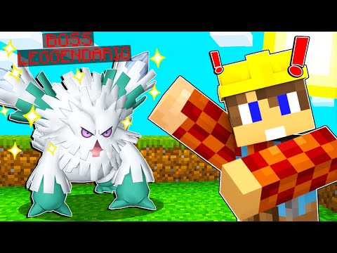 I CHALLENGED THE FIRST LEGENDARY BOSS IN PIXELMON!!