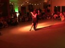  Diego Riemer  and  Maria Belen Giachello  are  dancing  to  a  tango