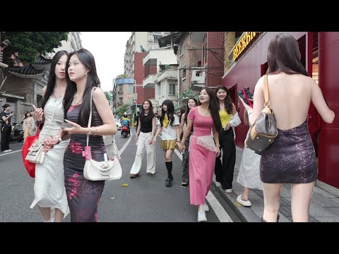 广州东山口街景，Guangzhou China 4K Street View HDR