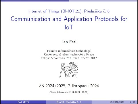 BI-IOT 24/25 - Přednáška č. 6