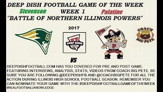 Deep Dish Football Game of the Week Stevenson vs Palatine Pre-Game Final Thoughts with Coach Big Pet