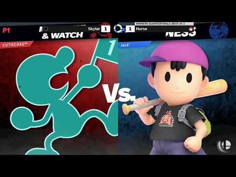 SOS175 SSBU Winners Quarterfinals - Skylar (Mr. Game & Watch) vs Horse (Ness)