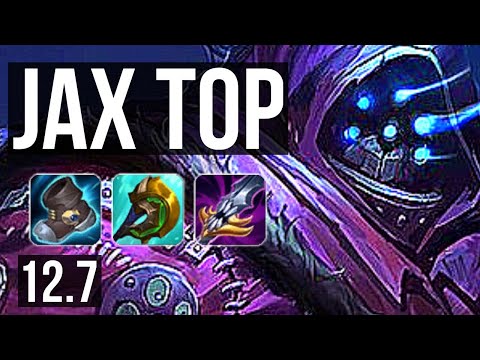 JAX vs KENNEN (TOP) | Rank 1 Jax, Rank 6, 9/1/5 | KR Challenger | 12.7