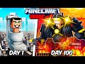 I Survived 100 Days As G MAN TOILET In Hardcore Minecraft