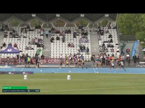 Mixed U14 4x100m Timed Final 3 - 2025-26 Commonwealth Bank State Relay Championships