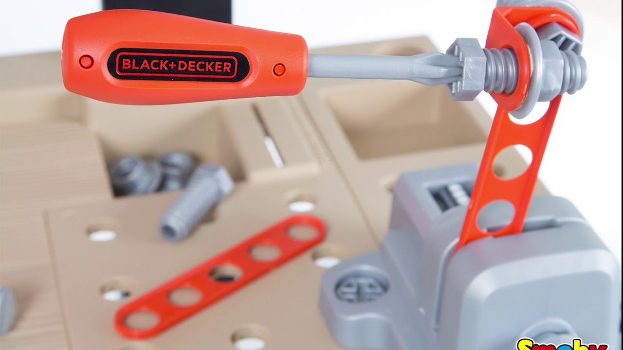 Smoby - Bricolo Center Workbench BLACK+DECKER [EN]