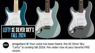 Video thumbnail for Left Handed Silver Sky's Are HERE - John Mayer & PRS Announce the "Lefty" SE Silver Sky by Justin Jeske
