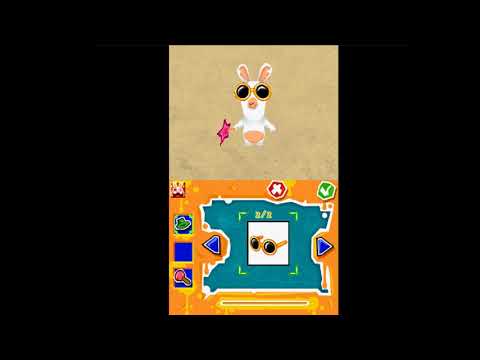 Nintendo DS Longplay - Rayman Raving Rabbids 2  Part.1