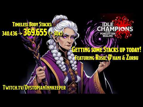Idle Champions of the Forgotten Realms: Stacking up D'hani's, Rosie's and Zorbu's Stacks