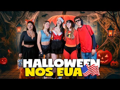 🎃 HALLOWEEN nos EUA com nossos amigos YOUTUBERS  LULUCA E DUDA 👻 🇺🇸
