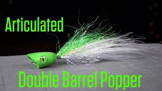 Fish-Skull Surface Seducer Double Barrel Popper Bodies - Blue