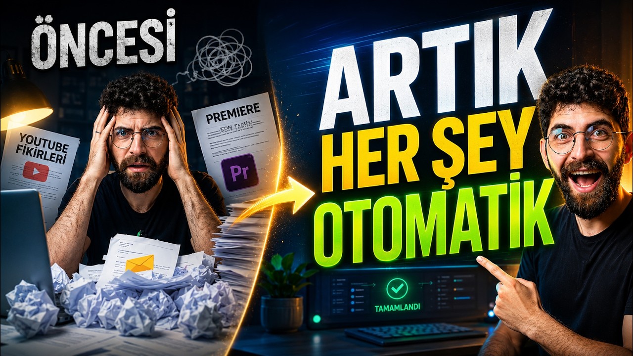 BÜTÜN İŞLERİMİ OTOMATİKLEŞTİRİYORUM! "Kendime Asistan Yarattım!"