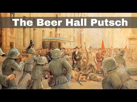 8th November 1923: Adolf Hitler leads the Beer Hall Putsch in Munich, alongside General Ludendorff