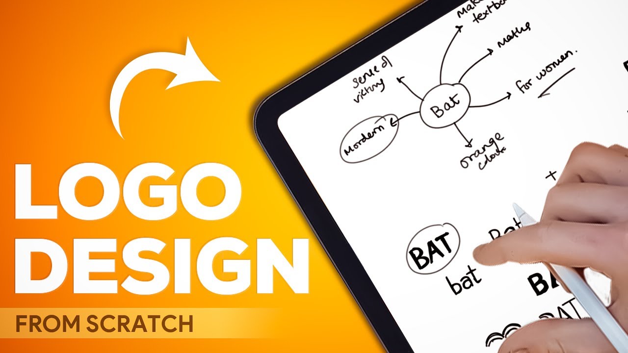 DESIGNING A LOGO FROM SCRATCH | FULL PROCESS