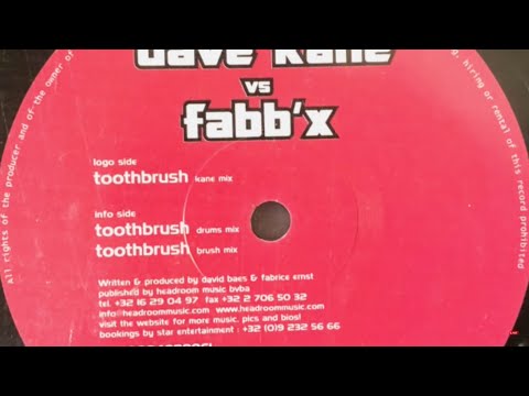 DAVE KANE, FABB'X - Toothbrush (Kane Mix)