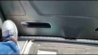 BMW X3, Opening Tailgate Manually