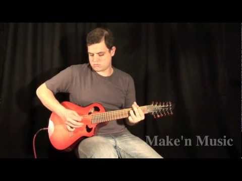 Veillette Gryphon Cutaway 12 string Acoustic Demo