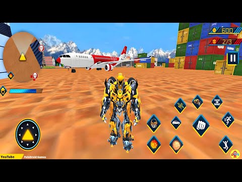 Robot Araba Oyunları #1 - Optimus Prime Multiple Transformation Jet Robot 2021 - Android Gameplay