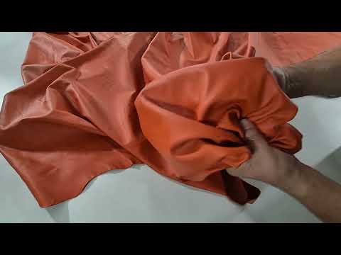 ORANGE UPHOLSTERY LEATHER  5397