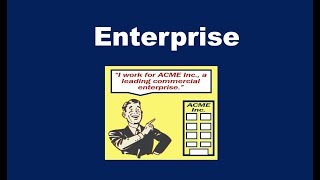 What is an Enterprise?