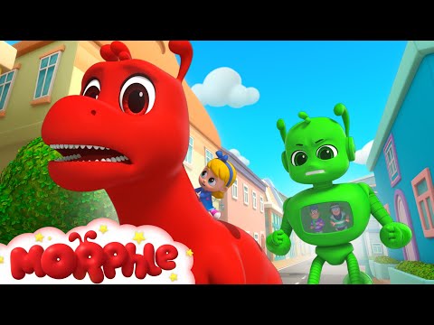 Dinosaurs Vs Robots! | Morphle & Orphle Stories for Kids | @MorphleKidsCartoons