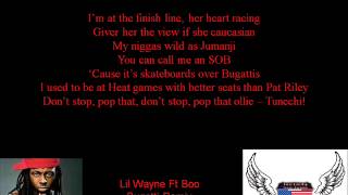 Lil Wayne ft Boo - Bugatti remix (lyrics)
