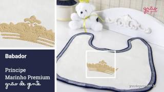 Babador Príncipe Marinho Premium | Ref: 54875