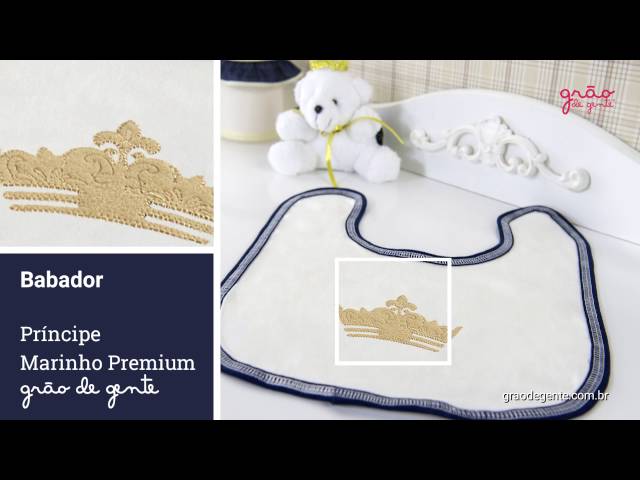 Babador Príncipe Marinho Premium | Ref: 54875