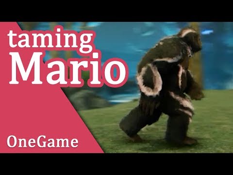 Taming Mario the Gigantopithecus on ARK Aberration