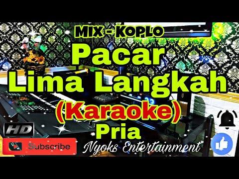 PACAR LIMA LANGKAH - Iceu Wong (KARAOKE) Mix Koplo || Nada Pria || FIS minor
