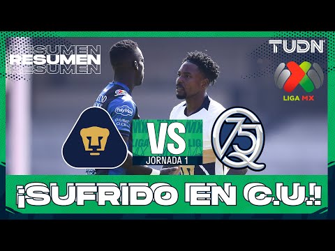 Highlights and goals - Pumas vs Querétaro | Liga MX - Matchday 1 Clausura 2026 | TUDN