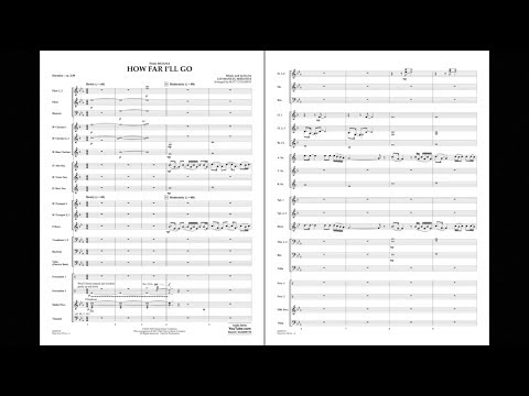 How Far I'll Go (from Moana) by Lin-Manuel Miranda/arr Matt Conaway