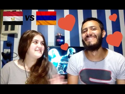 Egyptian Armenian couple (guess the meaning ) (Arabic Vs Armenian )