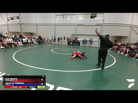 110 Lbs Round 1 (6 Team) - Eva Reintz, Washington Vs Mikayla Perkins, Indiana 4aee