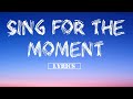 Eminem Sing For The Moment Lyrics
