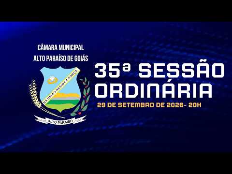 35ª Sessão Ordinária de 2026