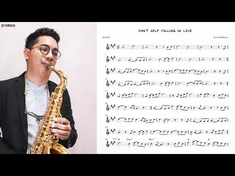 Can't Help Falling in Love (easy solo) for saxophone