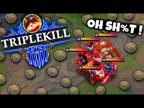 This Is Why You Let Me 1V9 CARRY As Teemo! (INSANE TRIPLE)