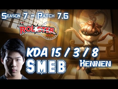 KT Smeb KENNEN vs VLADIMIR Top - Patch 7.6 KR Ranked